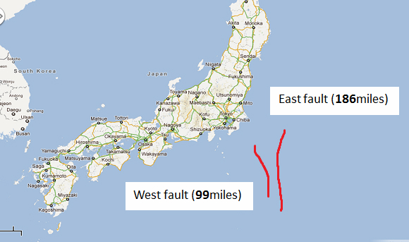 New Major Faults Found Near Japan Coast
