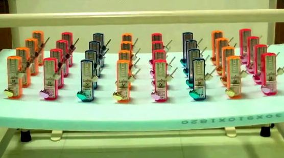 From Utter Chaos to Perfect Order: 32 Metronomes Magically Come Together in Sync