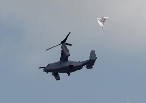 Japanese Protesters Attack U.S. Military Aircraft with Kites