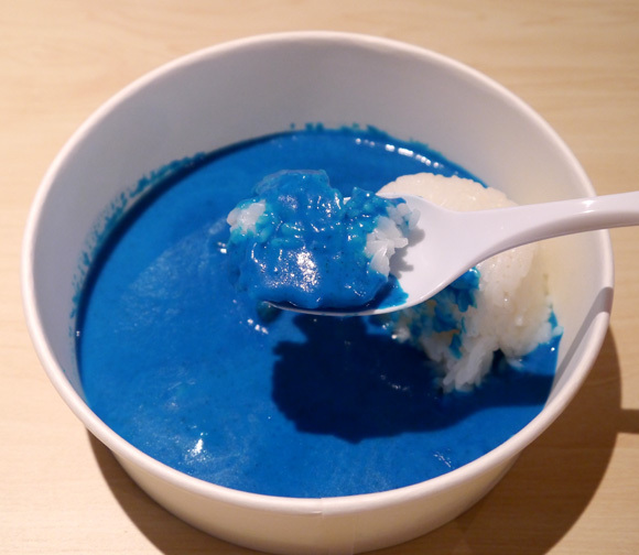 Bright Blue Curry and “Intense Disgusting Juice” on the Menu at Niconico Cafe (Not For the Faint of Stomach!)
