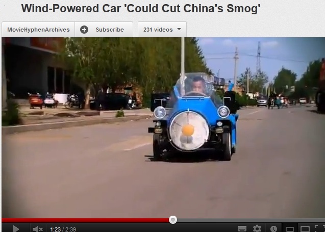 Chinese Farmer Builds Wind Powered Car, Could Maybe Definitely not Work… Then Again…