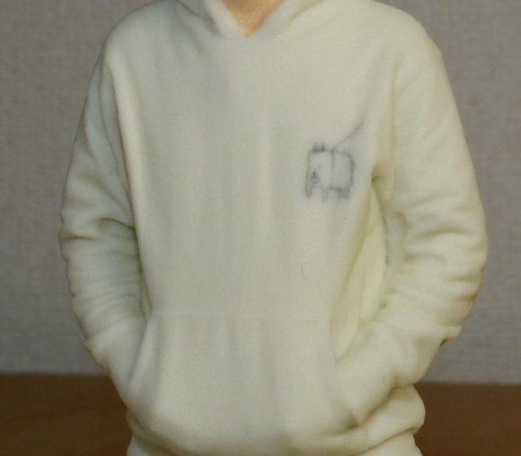 mini sato's sweater detail