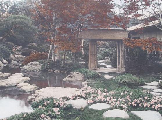 historical japan water garden
