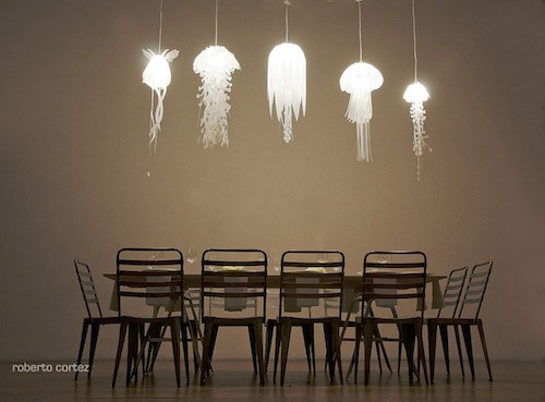 Make Dinner an Undersea Adventure With These Realistic Jellyfish Lamps