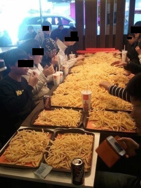Kids in Korea Order $250 in French Fries, Piss Off Everyone at McDonald’s and on the Internet