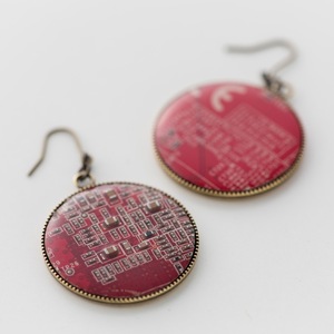 Geek & Cute Accessories Circuit Board Earrings 15,750 yen