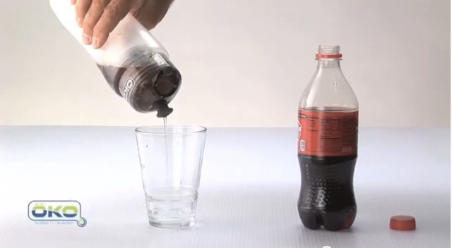 High-Tech Water Bottle Turns Cola into Colorless Liquid 【Video】