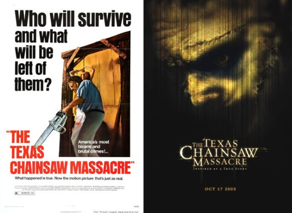 【Photo Gallery】Original vs. Remade Versions of Horror Movie Posters