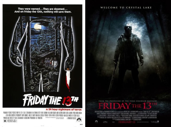 Compare the Movie Posters of the Original and Remake Versions of 35 Horror Films5
