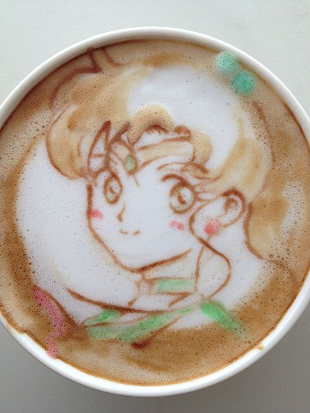 Crazy realistic-looking anime coffee. From the film 'The Garden of Words'  by Makoto Shinkai. — Steemit