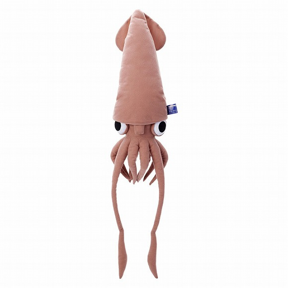 Cuddle up with a giant squid plush toy and other inky goods from NHK