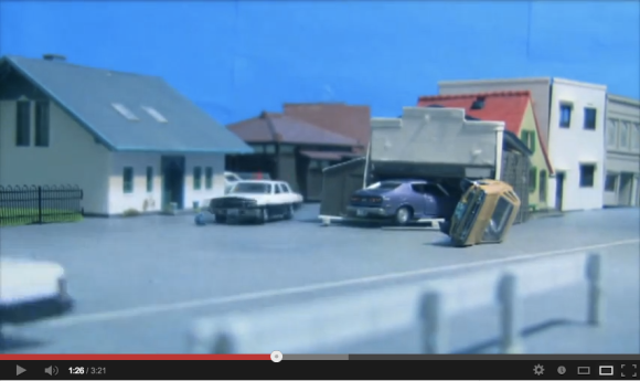 Stop motion car chase has all the thrills of a Hollywood action film