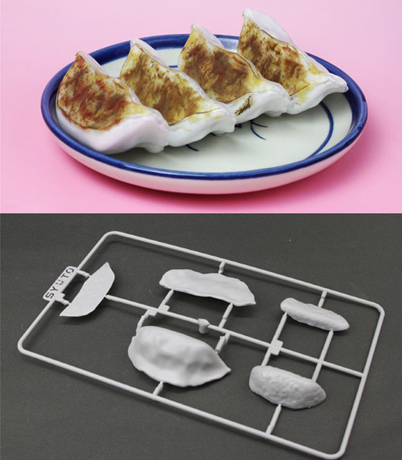 Build your own dumpling with this plastic model kit from