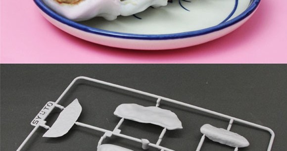 Build your own dumpling with this plastic model kit from