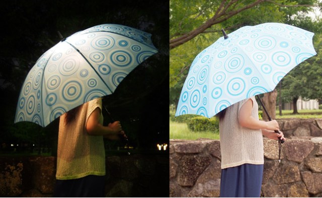 No need to fear dark and stormy nights with this light-up umbrella