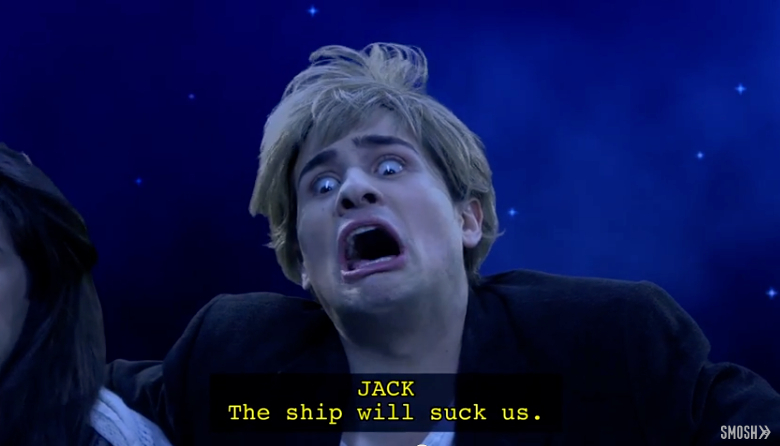 titanic the ship will suck us