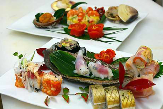 Unique interpretations of sushi found around the globe