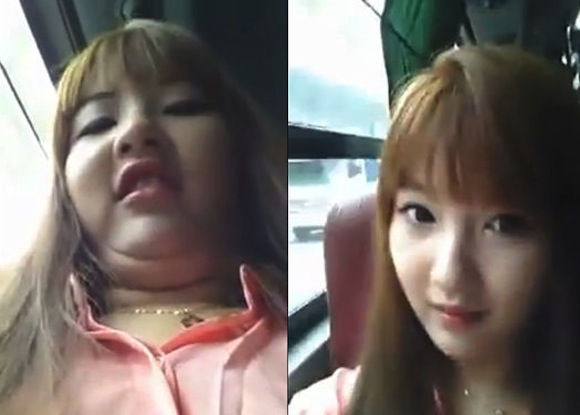 Korean cutie teaches us the importance of camera angles and smiling nicely