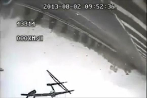 Horrifying video shows gravity-defying bus accident