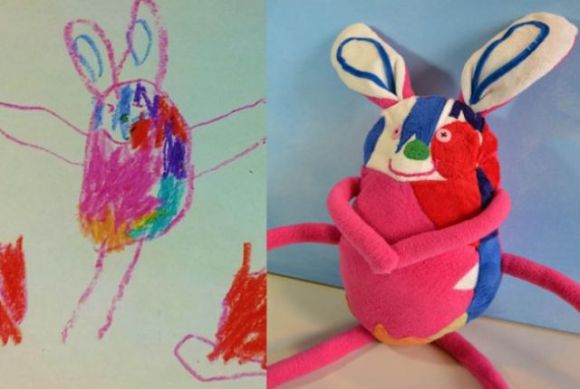 A Teacher Turned Students' Drawings of Fantastical Monsters Into Toys