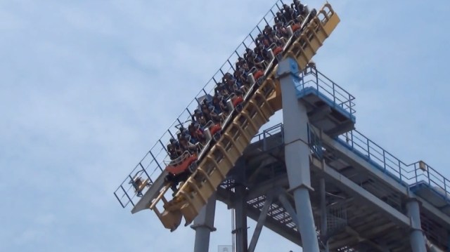Taiwan’s Gravity Max – Quite possibly the scariest roller coaster in the world