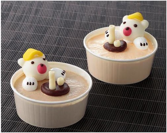 Osaka unleashes another adorable dessert with hotel’s bathing bear ice cream