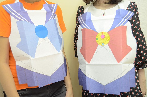 Keep your clothes clean with Sailor Moon bibs from high-end Tokyo department store