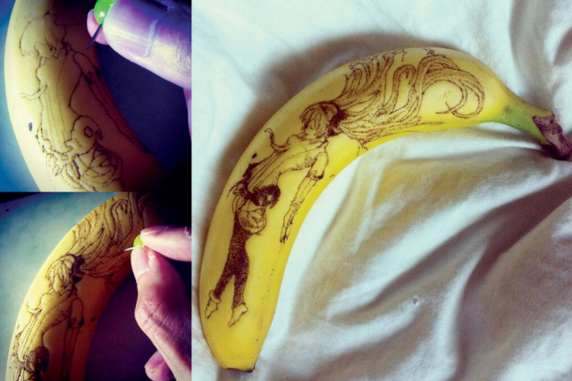 Pins ‘n’ peel: This banana art will blow your mind