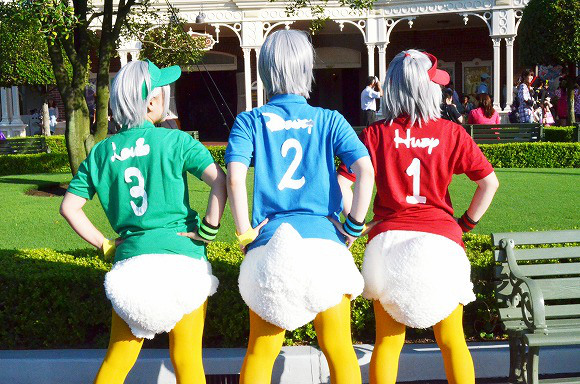 The awesome outfits of cosplayers at Tokyo Disneyland
