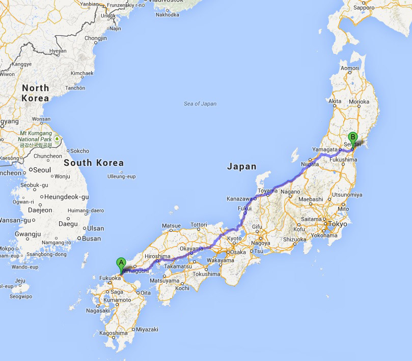 Man walks 1,400km home after getting mugged on the other end of Japan ...