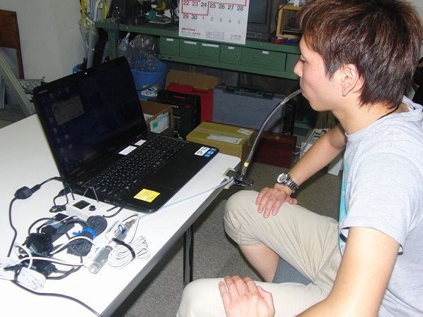 Researchers in Osaka develop hands-free, breath-controlled PC mouse
