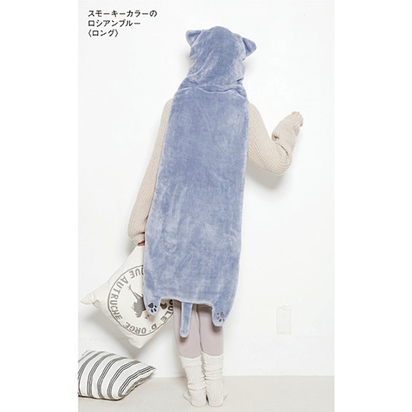 Keep warm and confuse your cat this winter with this wearable feline blanket