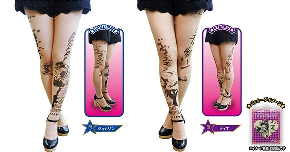 Adorn your legs with JoJo's Bizarre tattoo tights | SoraNews24 -Japan News-
