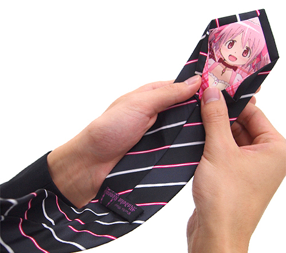 Wear your love of Madoka Magica to work with these discreetly nerdy neckties