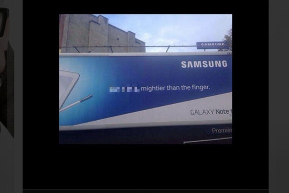 Samsung’s naughty ad: When autocorrect strikes back