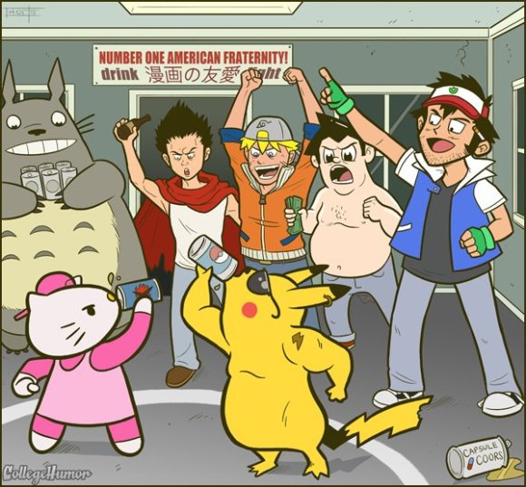 cartoon-university-collegehumor-teenage-mutant-ninja-turtles-nickelodeon-pizza-odd-parents-pokemon-pickachu-ash
