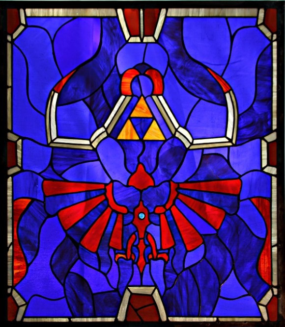 Mario, Zelda, Halo...You've never seen stained glass like this before2