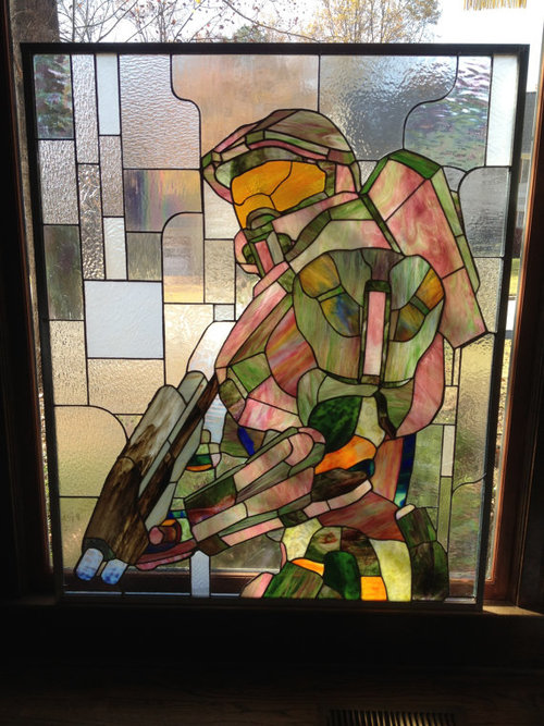 Mario, Zelda, Halo...You've never seen stained glass like this before3