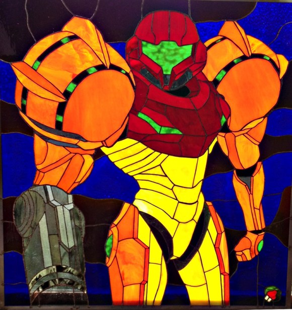 Mario, Zelda, Halo...You've never seen stained glass like this before5