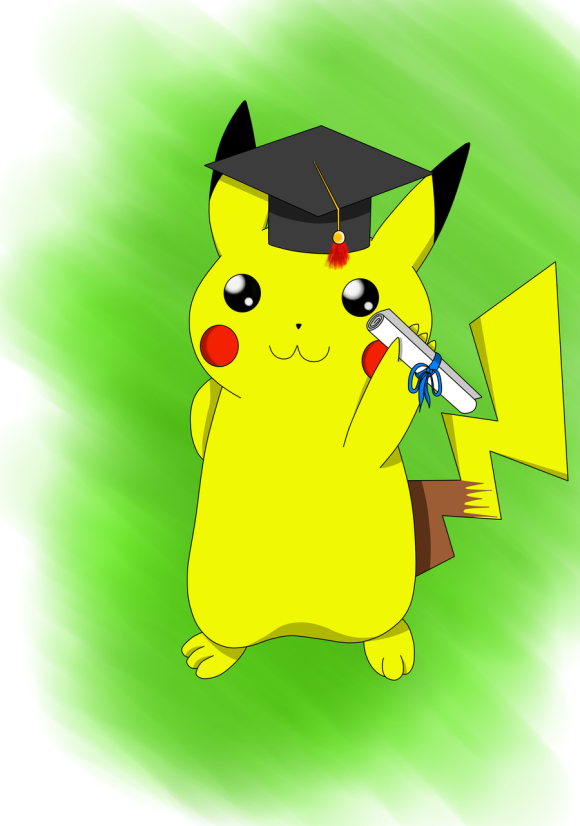 pikachu__s_graduation_by_megamanxstream-d5bxwpj