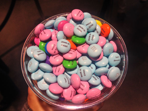 personalized m&m bags