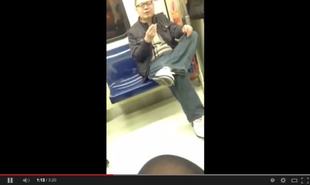 Video of man “posing as a Japanese” while smoking on Taipei subway leaves Asia confused