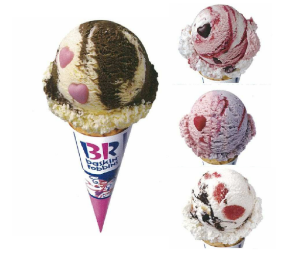 Baskin Robbins Japan pinpoints the flavors of love in time for Valentines Day