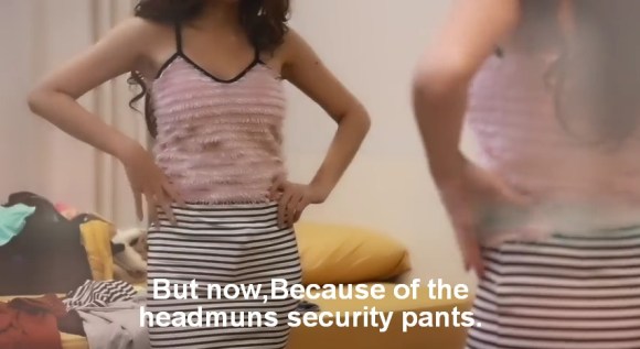 Sexy Banned Commercial Headmuns Security Pants   YouTube(1)