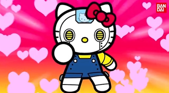 Go, Super Alloy Kitty! Hello Kitty takes robot form and stars in original animated video