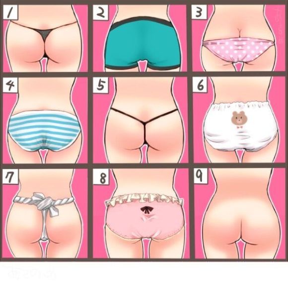 No wrong answer: Given the choice, what kind of panties would you have your  girlfriend wear?