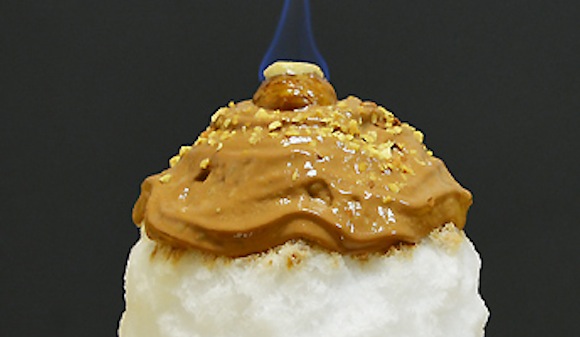 Chocolate kakigori may be delicious, but looks like flaming pile of poo