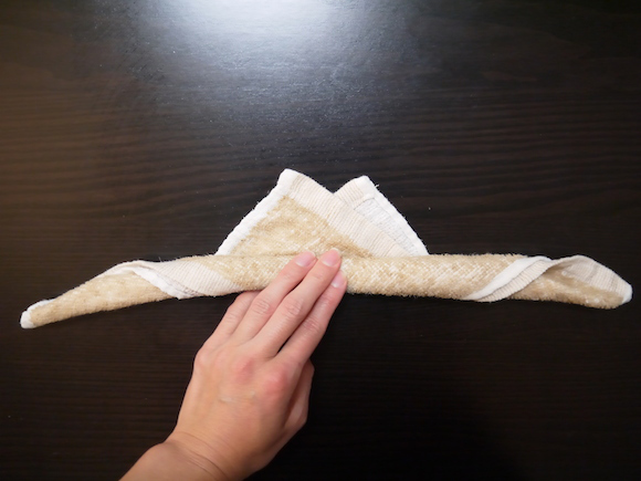How to fold a Towel Bunny 3