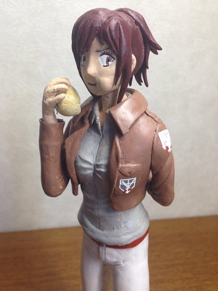 Fan-made figure of Attack on Titan’s Sasha is full of potato awesomeness