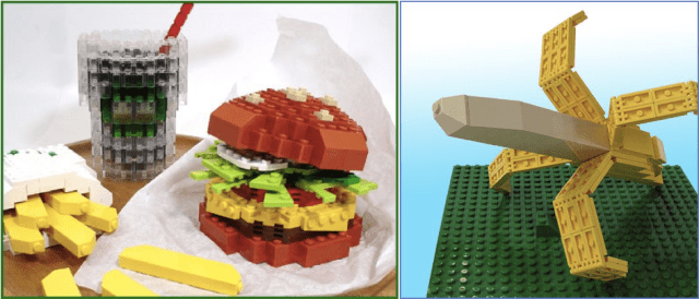Lego brick creations that look good enough to eat